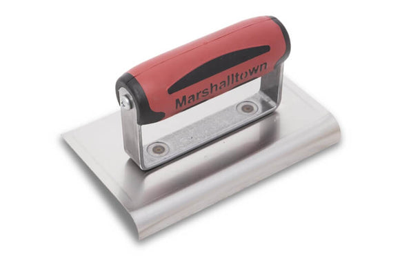 Marshalltown 155SSD - Concrete Hand Edger, Curved Ends, DuraSoft Handle ( 6