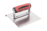 Marshalltown 162SSD - Concrete Hand Edger, Stainless Steel, DuraSoft Handle ( 6" x 6" - 3/8"R )