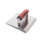 Marshalltown 162SSD - Concrete Hand Edger, Stainless Steel, DuraSoft Handle ( 6" x 6" - 3/8"R )