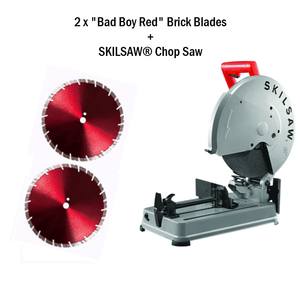 Blade Deal for 2 Red Brick Blades and a Skilsaw Chop Saw