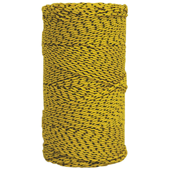 Kraft (W. Rose) Super Tough Bonded Braided Nylon Line Yellow & Black - 685'