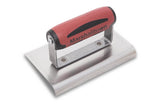 Marshalltown 155SSD - Concrete Hand Edger, Curved Ends, DuraSoft Handle ( 6" x 4" - 1/4"R )