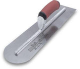 16" x 4" Rounded Front Marshalltown Finishing Trowel Curved DuraSoft Handle - MXS66RED
