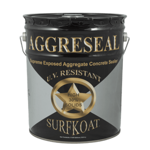 SurfKoat Aggreseal Supreme Concrete Sealer, 30% Solids, 5 gallons (Clear, Brown, or Gray)